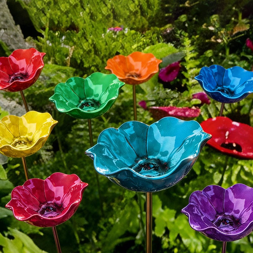 Handmade Flower Garden Stake🐦