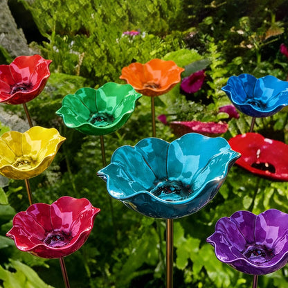 🎁Handmade Flower Garden Stake🐦