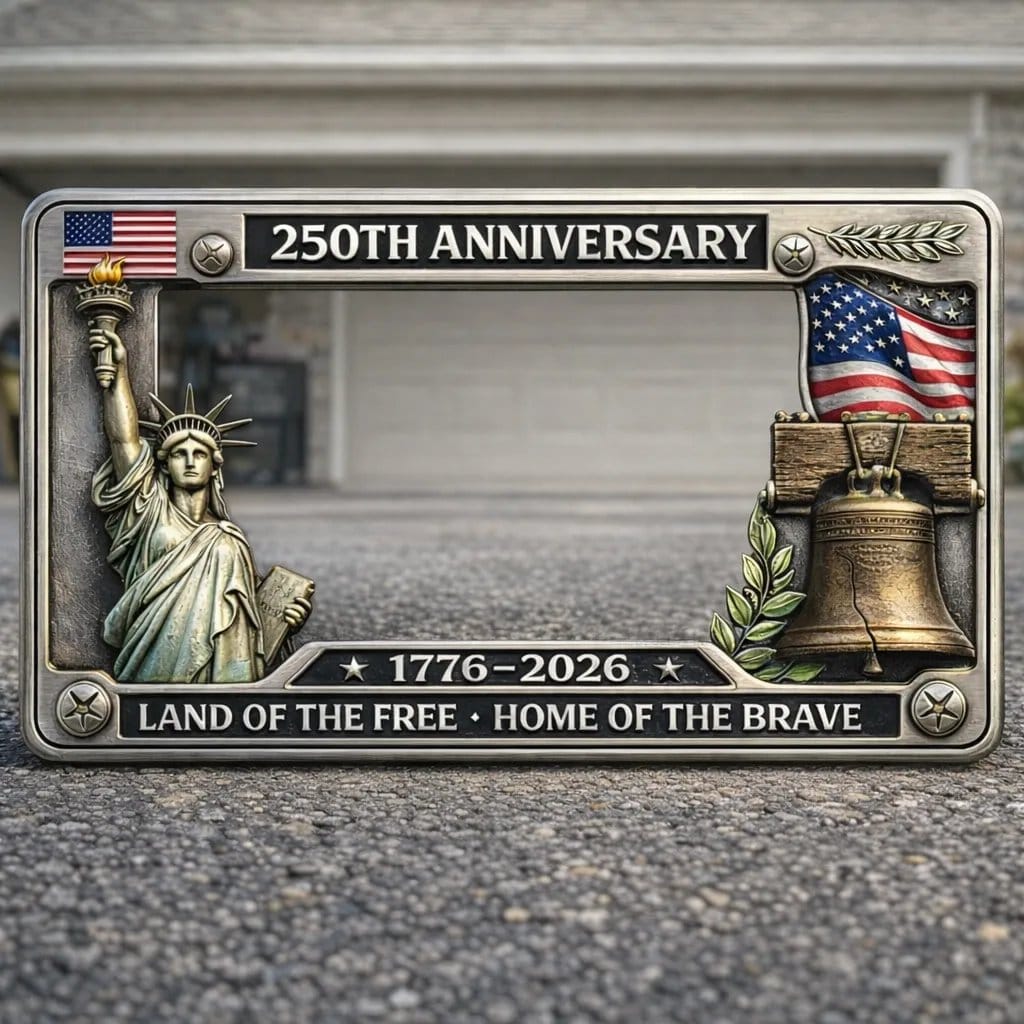 🗽LAST DAY 49% OFF-🇺🇸250th Anniversary Commemorative License Plate Frame