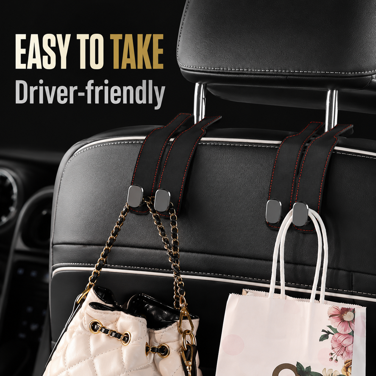 🔥🚗Car Seat Back Storage Hook 💥Double Hook Holder for Convenient Storage