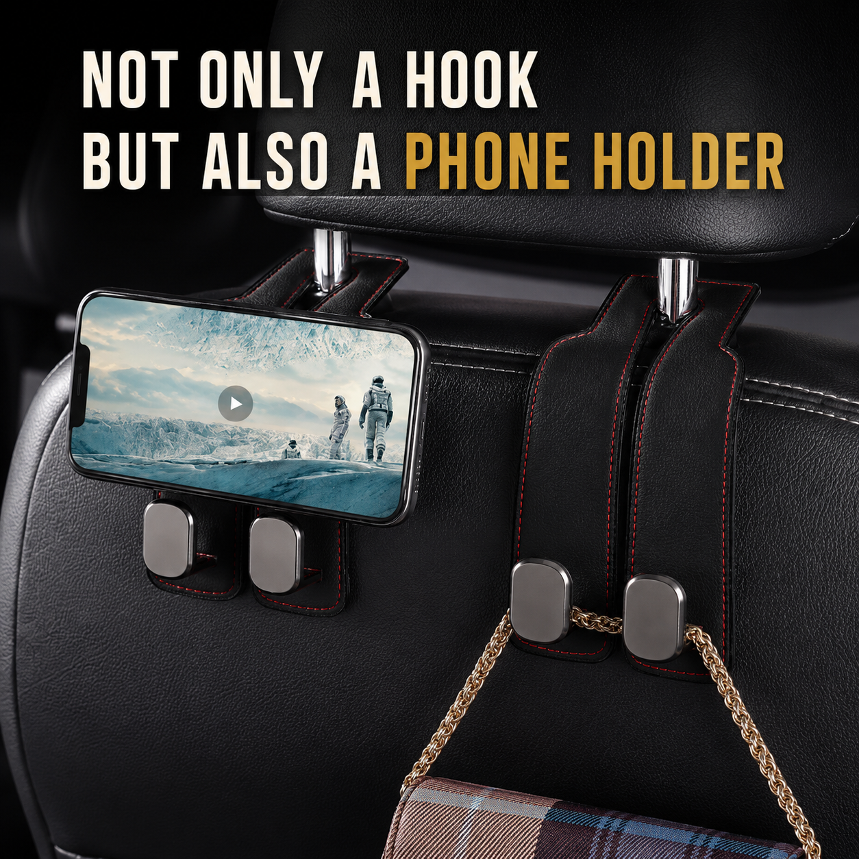 🔥🚗Car Seat Back Storage Hook 💥Double Hook Holder for Convenient Storage