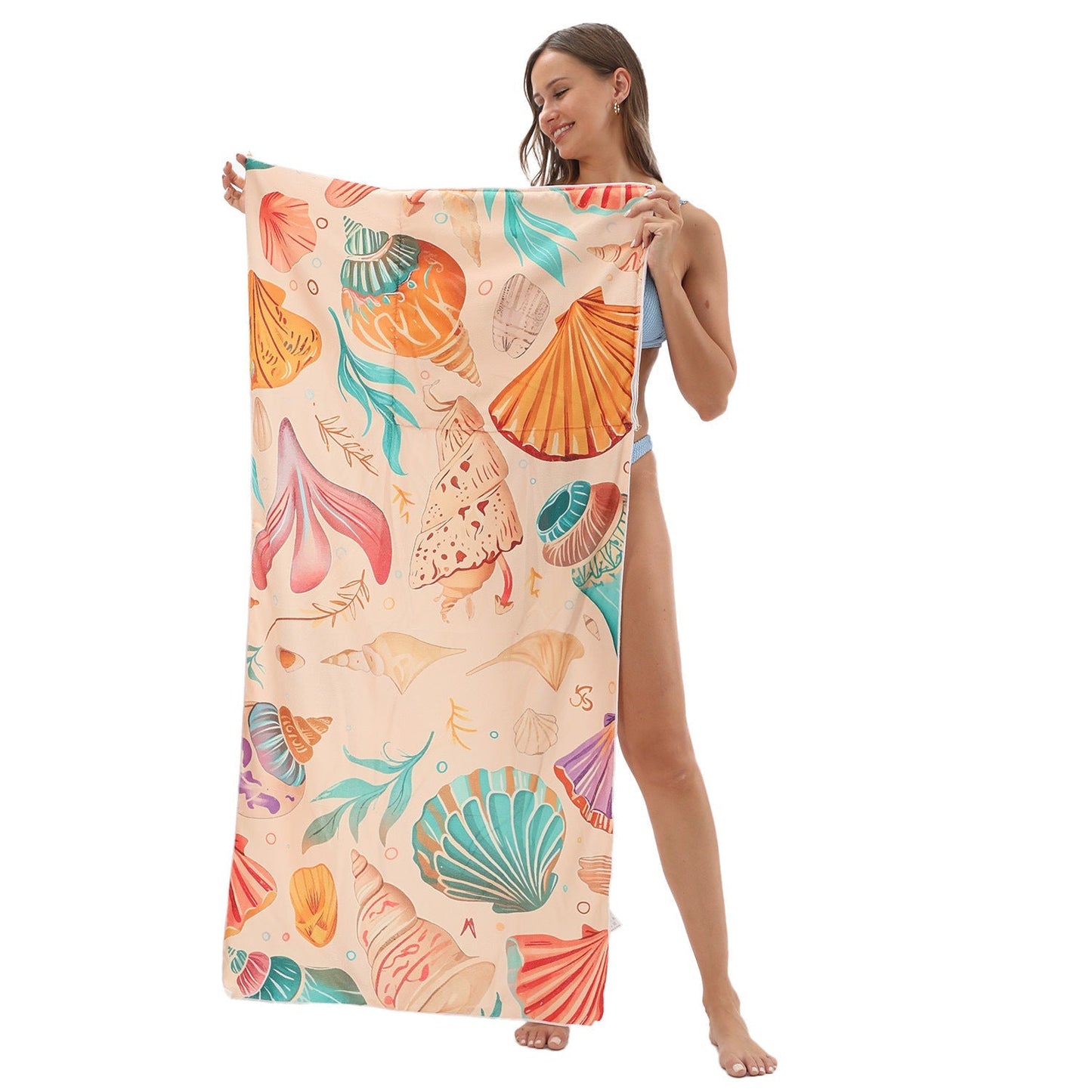 🌊 2-in-1 Organic Cotton Towel Bag
