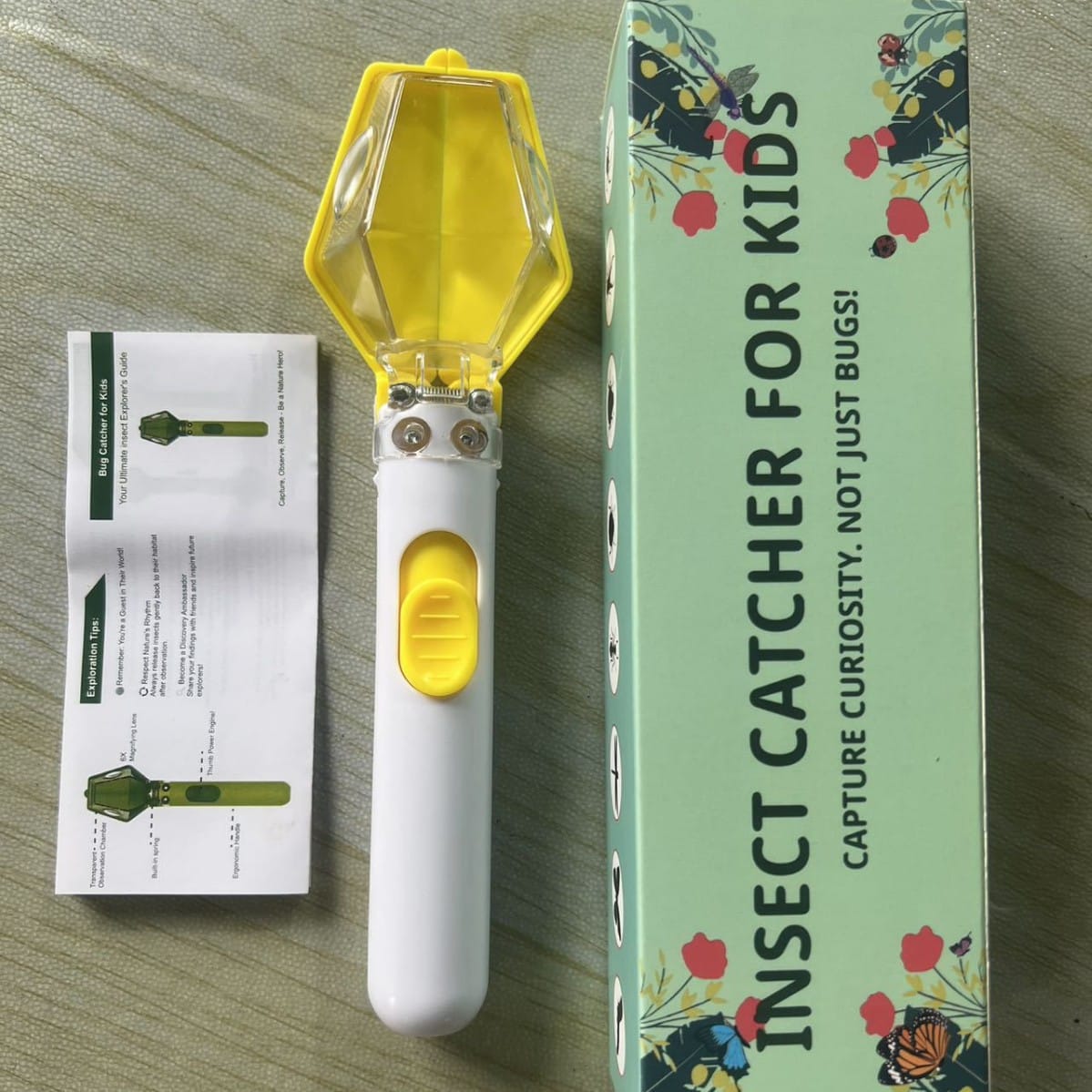 Kids Bug Catcher with 6X Magnifier – Insect Observation Tool for Outdoor Exploration