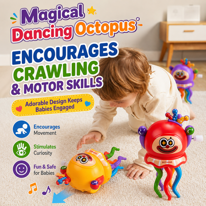 Magical Dancing Octopus Wind-Up Toy for Babies