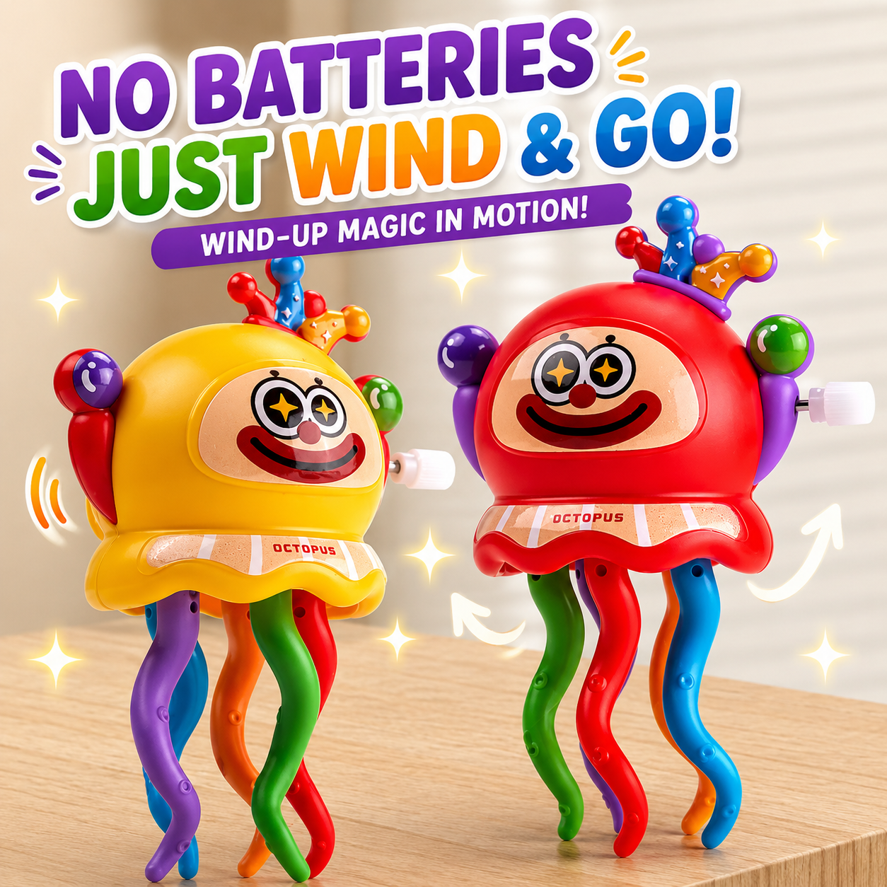 Magical Dancing Octopus Wind-Up Toy for Babies