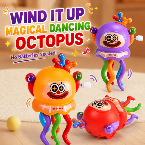 Magical Dancing Octopus Wind-Up Toy for Babies