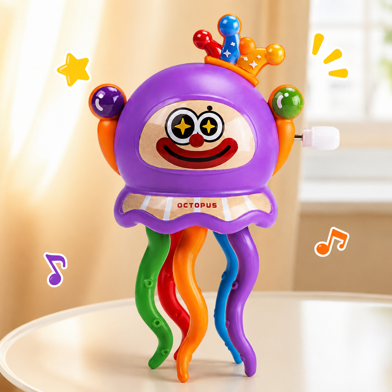 Magical Dancing Octopus Wind-Up Toy for Babies