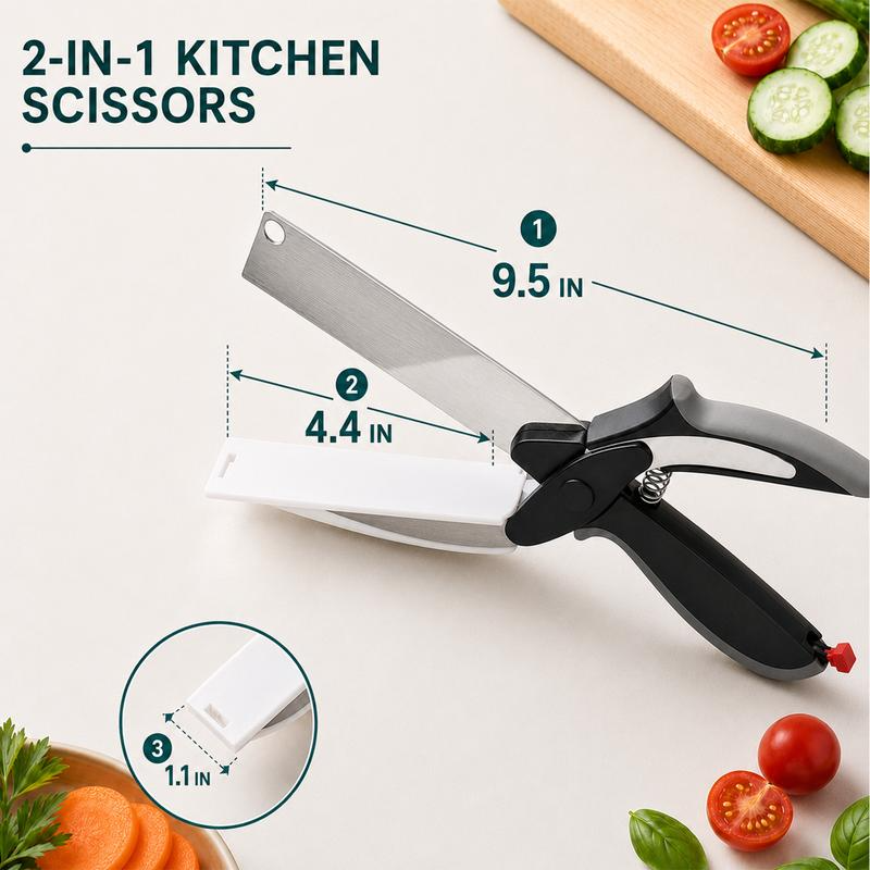 2in1 Stainless Steel Kitchen Shears