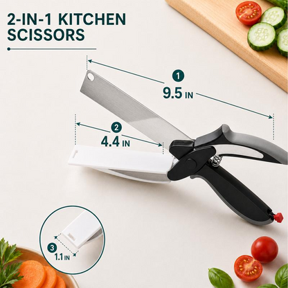 2in1 Stainless Steel Kitchen Shears