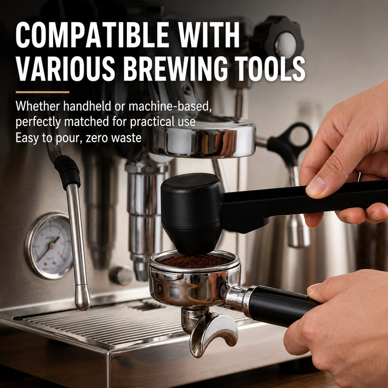 Sliding Coffee Scoop with Portion Control