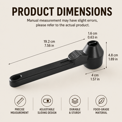 Sliding Coffee Scoop with Portion Control