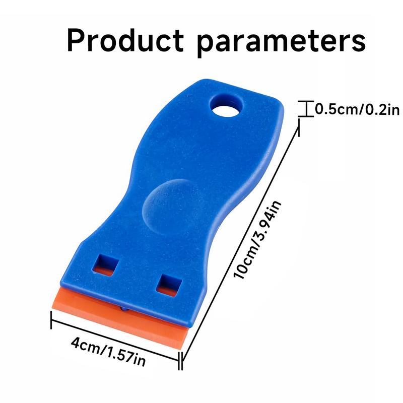 Plastic Razor Blade Scraper Kit for Stickers and Residue Removal