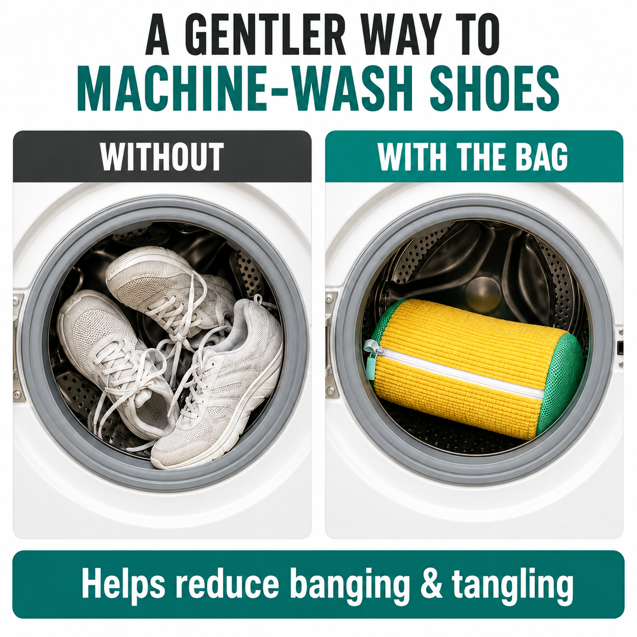 Laundry Shoe Washing Bag for Washing Machine