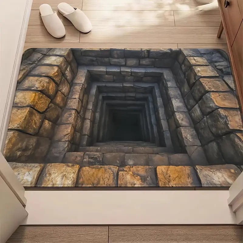 Endless Abyss Illusion Doormat - Mind-Bending 3D Visual Effect