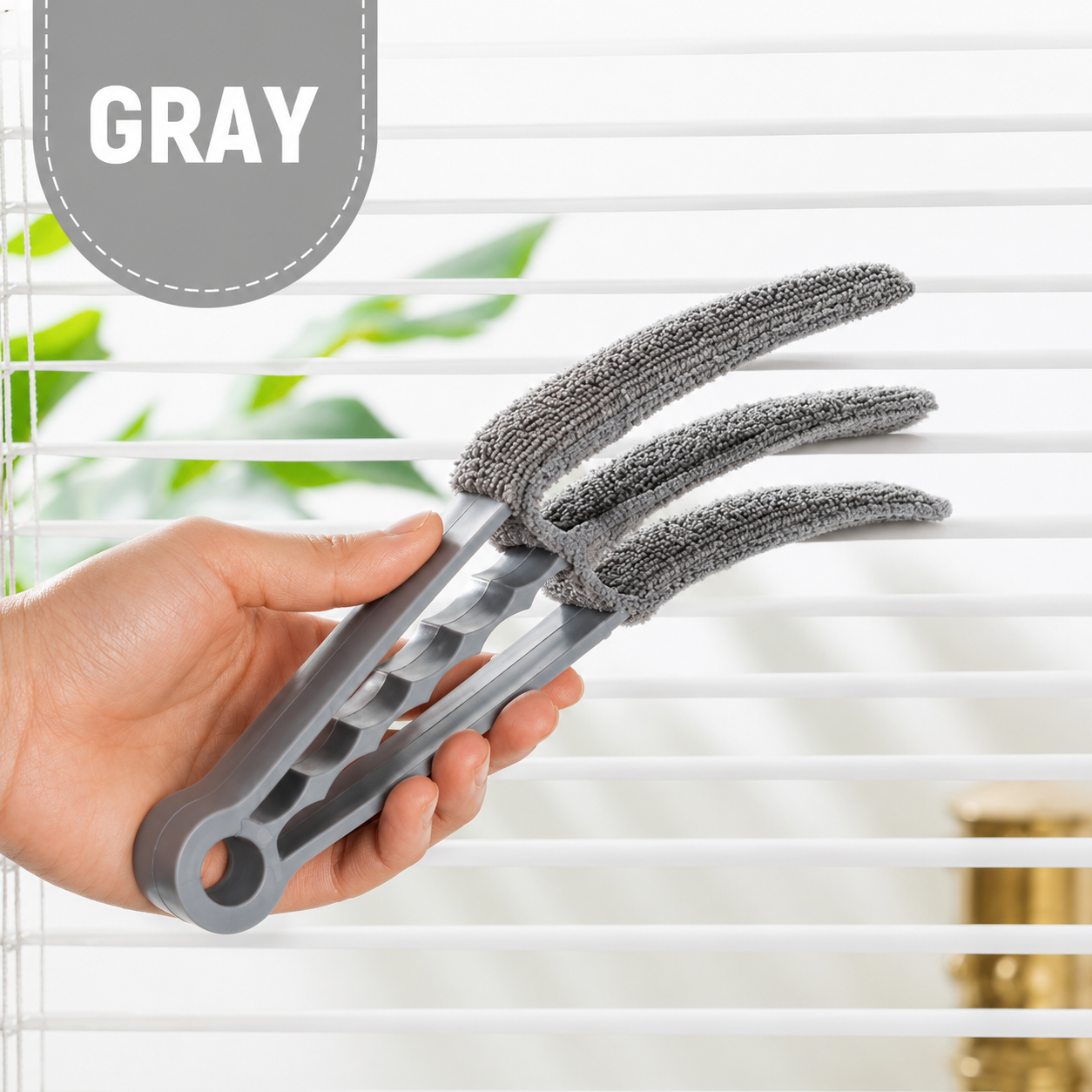 Clean Blinds in Minutes – Microfiber Blind Cleaner Brush 2-Pack
