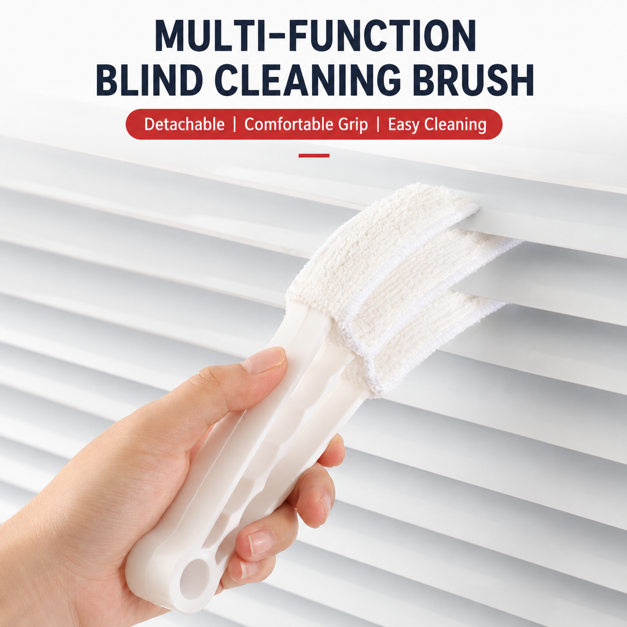 Clean Blinds in Minutes – Microfiber Blind Cleaner Brush 2-Pack