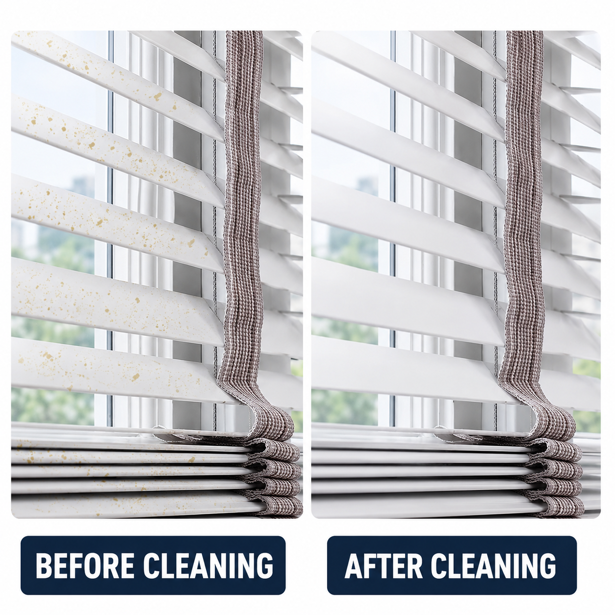 Clean Blinds in Minutes – Microfiber Blind Cleaner Brush 2-Pack