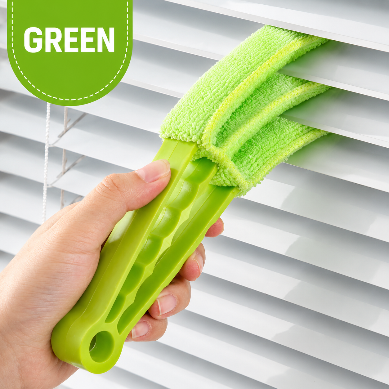 Clean Blinds in Minutes – Microfiber Blind Cleaner Brush 2-Pack