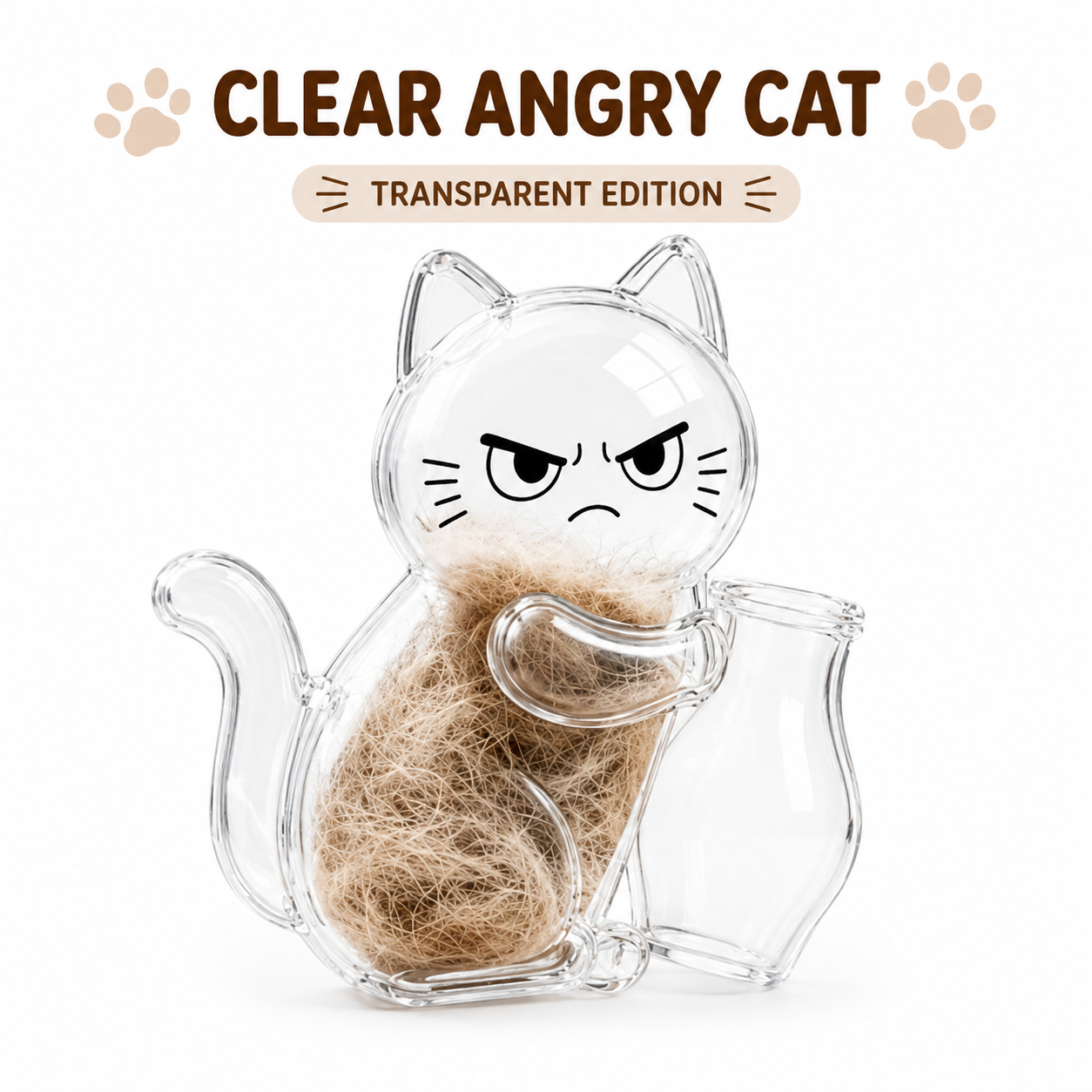 5PCS Magnetic Cat Whisker & Fur Keepsake Fridge Magnet Set for Pet Lovers