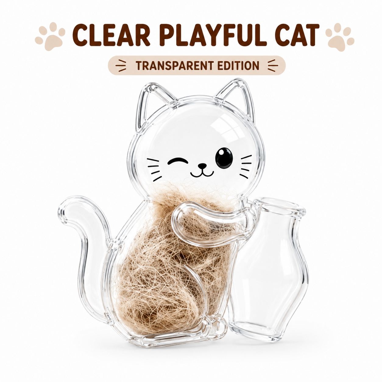 5PCS Magnetic Cat Whisker & Fur Keepsake Fridge Magnet Set for Pet Lovers