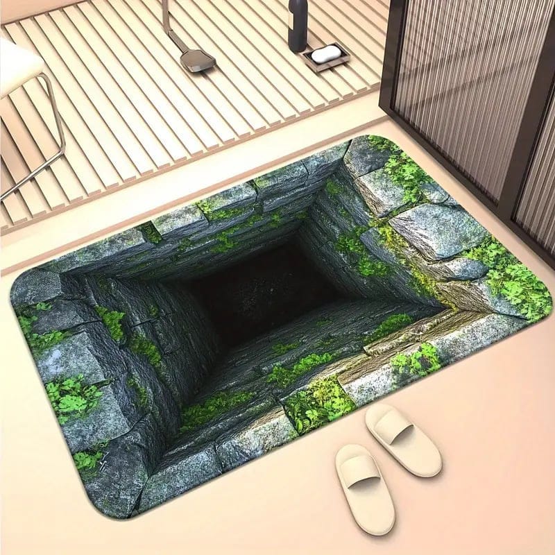 Endless Abyss Illusion Doormat - Mind-Bending 3D Visual Effect