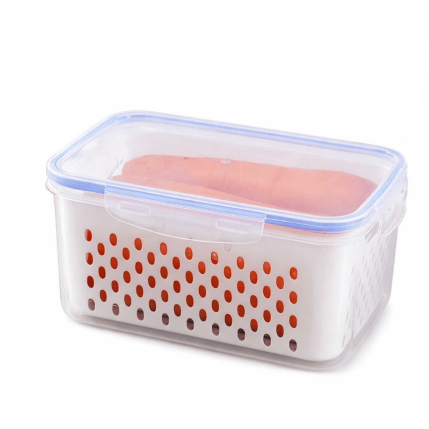 4-in-1 Produce Storage Containers (3-Pack Set) | Wash • Drain • Store • Keep Fresh