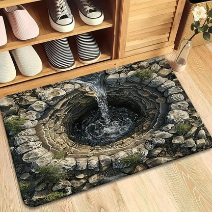 Endless Abyss Illusion Doormat - Mind-Bending 3D Visual Effect