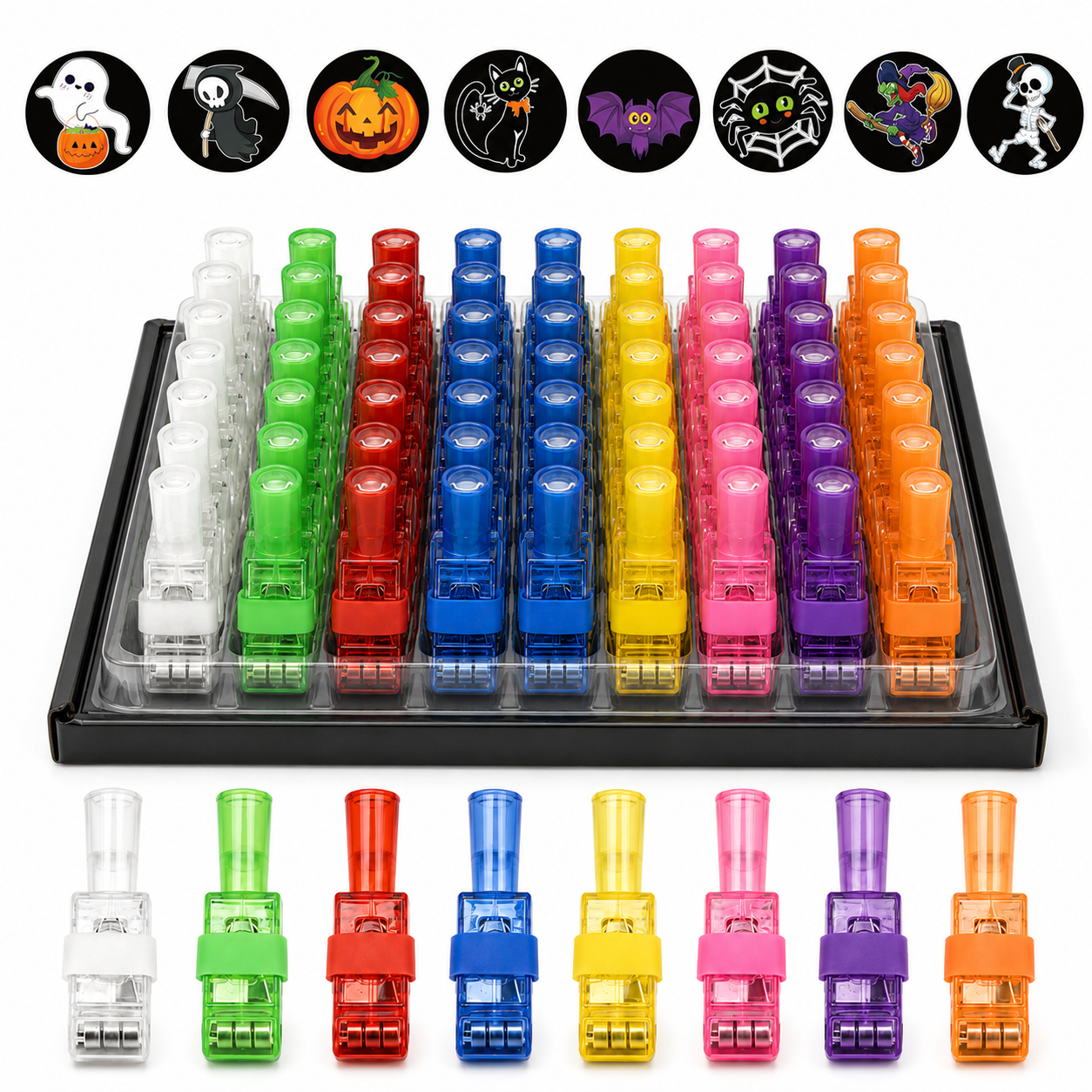 🎃 Halloween Finger Projector Lights – Mini Pattern Projector