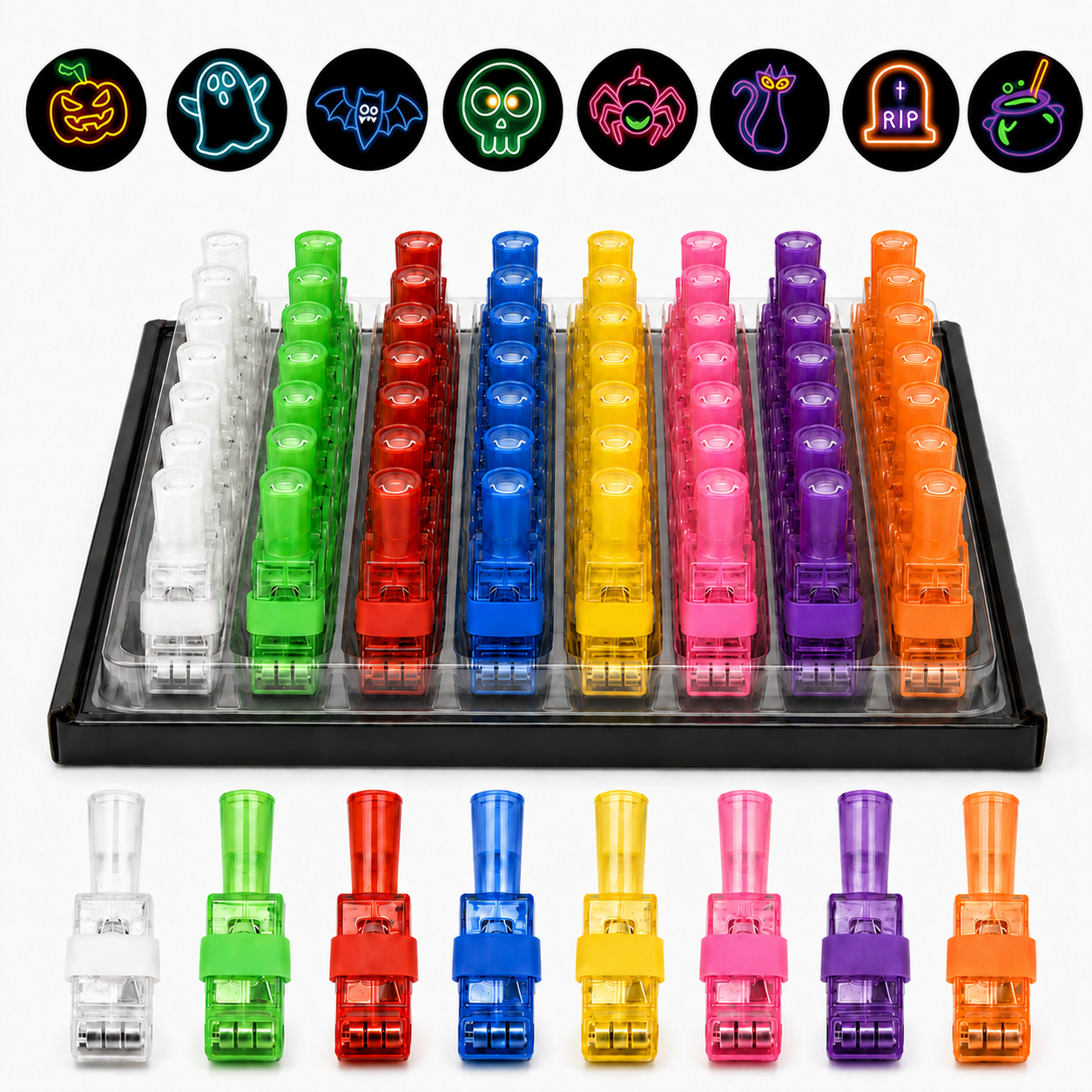🎃 Halloween Finger Projector Lights – Mini Pattern Projector