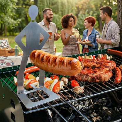 Spitting Cobra Stainless Steel BBQ Sausage Holders-4 Holders