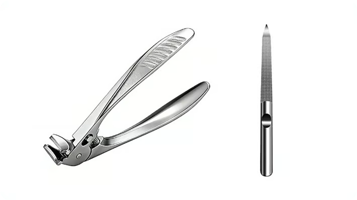 ⏳Time-Limited Special⏰Stainless Steel Nail Clippers With Splash Guard – Large opening for ingrown nails & foot care ✂️👣