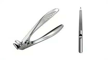 ⏳Time-Limited Special⏰Stainless Steel Nail Clippers With Splash Guard – Large opening for ingrown nails & foot care ✂️👣