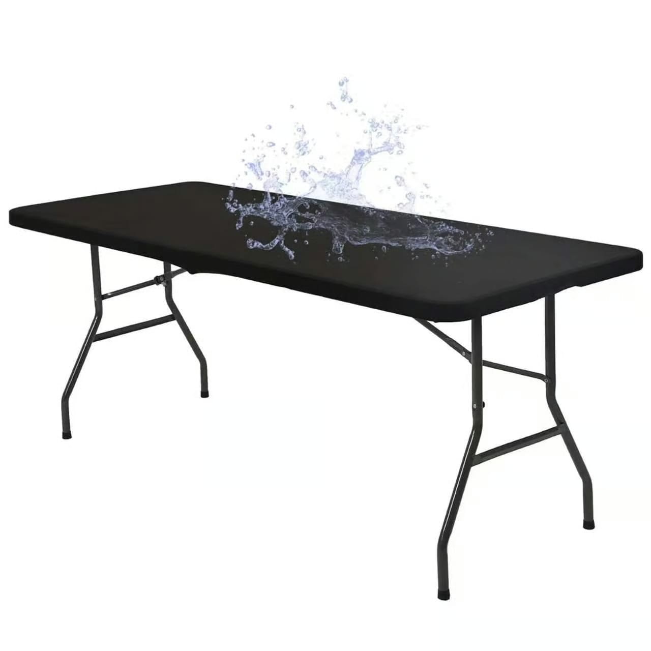 Pack Stretch Fabric Table Top Cap Cover, fits 4ft/6ft/8ft Tables