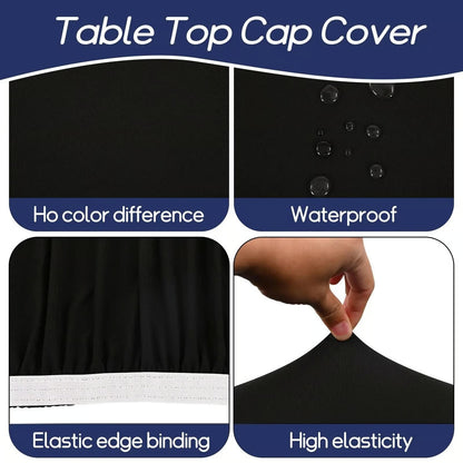 Pack Stretch Fabric Table Top Cap Cover, fits 4ft/6ft/8ft Tables
