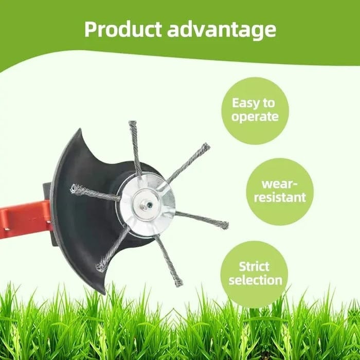 🎁Hot Sale 49% OFF🔥Universal Steel Wire Trimmer Head Replacement-Heavy-Duty Weed Brush Cutter
