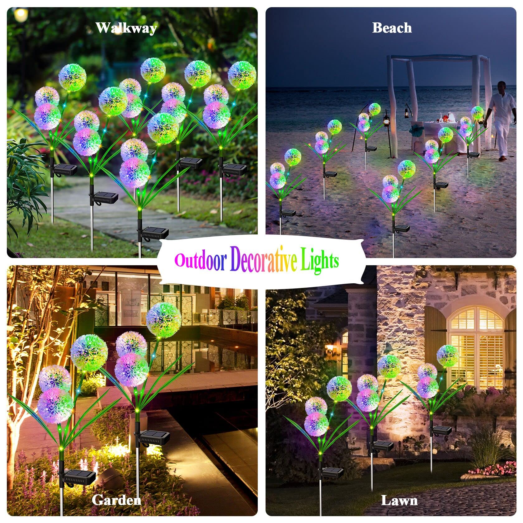 MagicGlow Solar Dandelion Lights