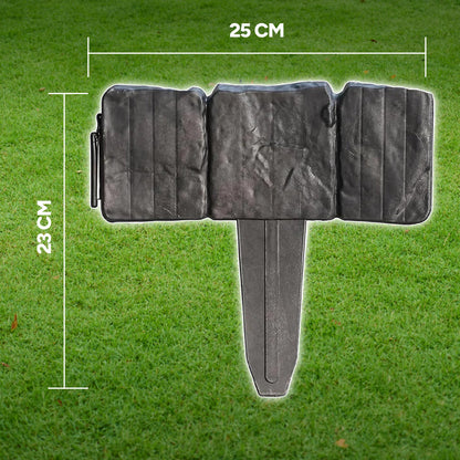 🌻Premium-Quality, Durable Faux Stone Garden Border Fence🌻Stone-Look Decorative Garden Border