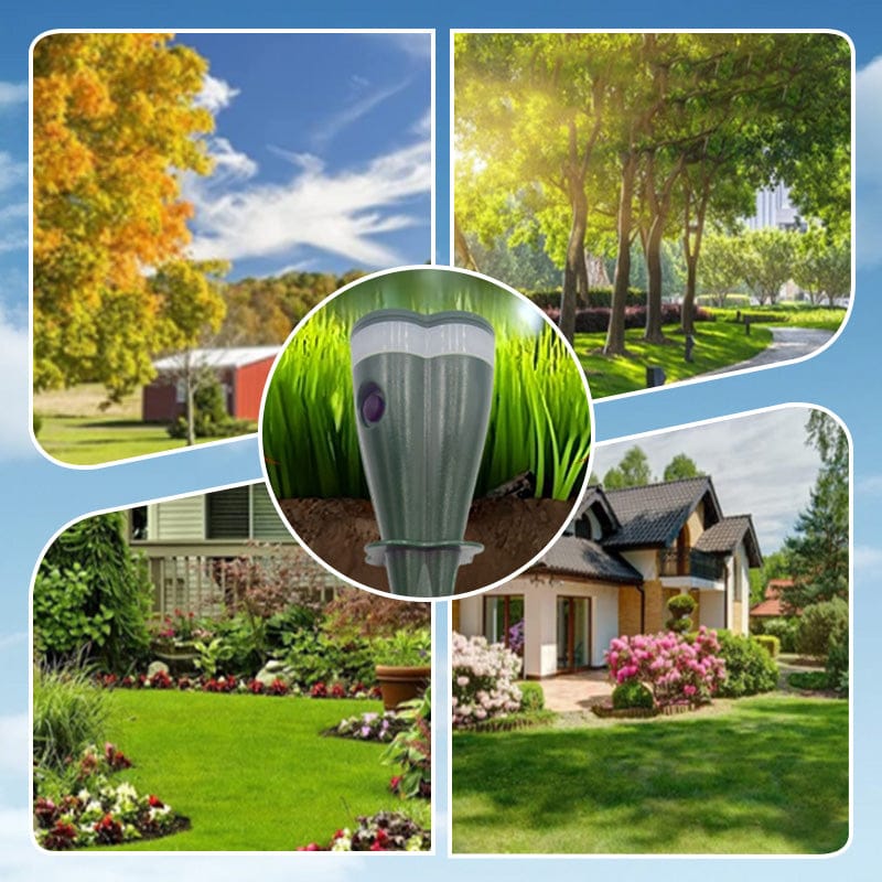 🌸Spring Sale 50 % OFF☘️Outdoors Solar Powered Waterproof Screw Mole Repellent