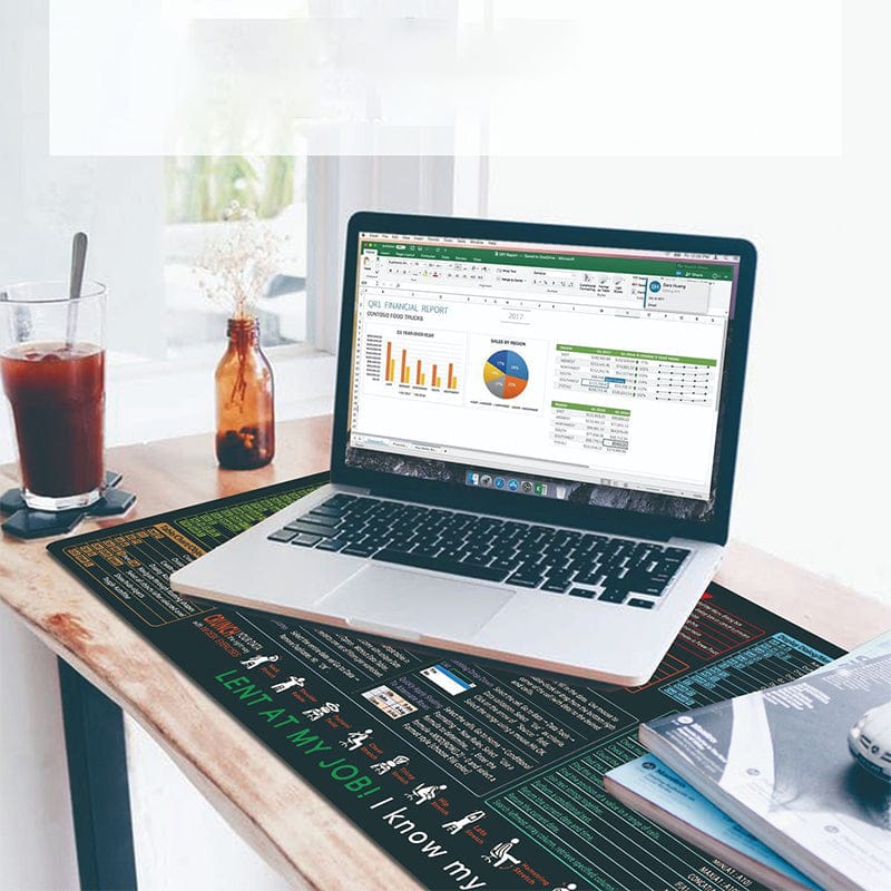 🔥 Hot Sale 50% OFF 🔥Stain-Resistant Anti-Slip Shortcut Desk Pad for Office