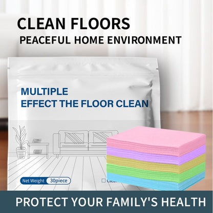 🧹 Multi-Effect Floor Cleaning Sheets – Powerful Stain Removal & Fresh Scent 🌿