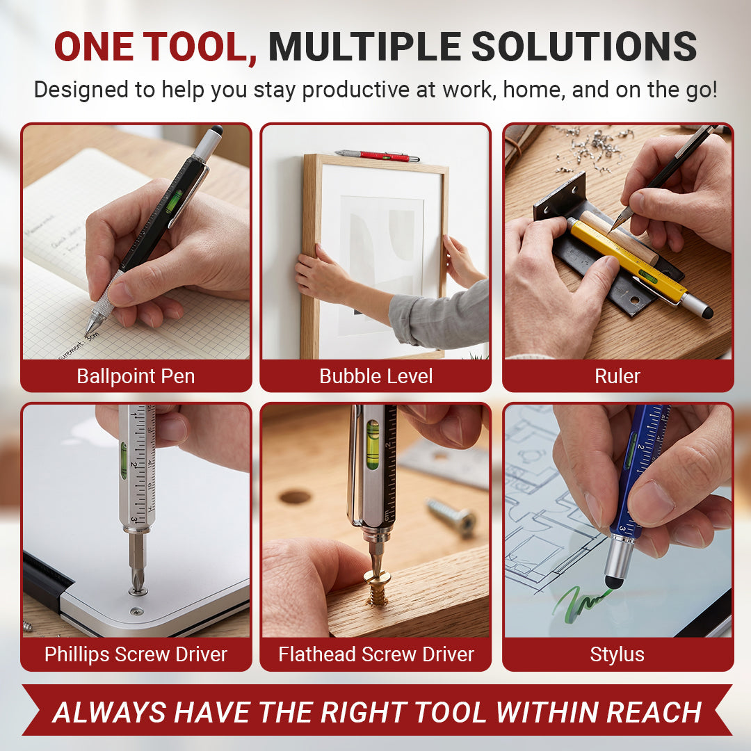 6-in-1 Multi-function Tool Pen