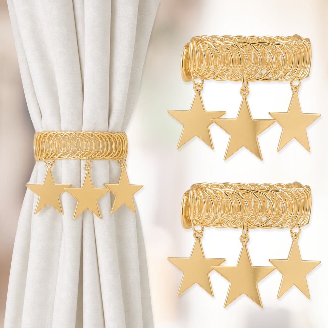 Heavy-Duty Magnetic Curtain Clips