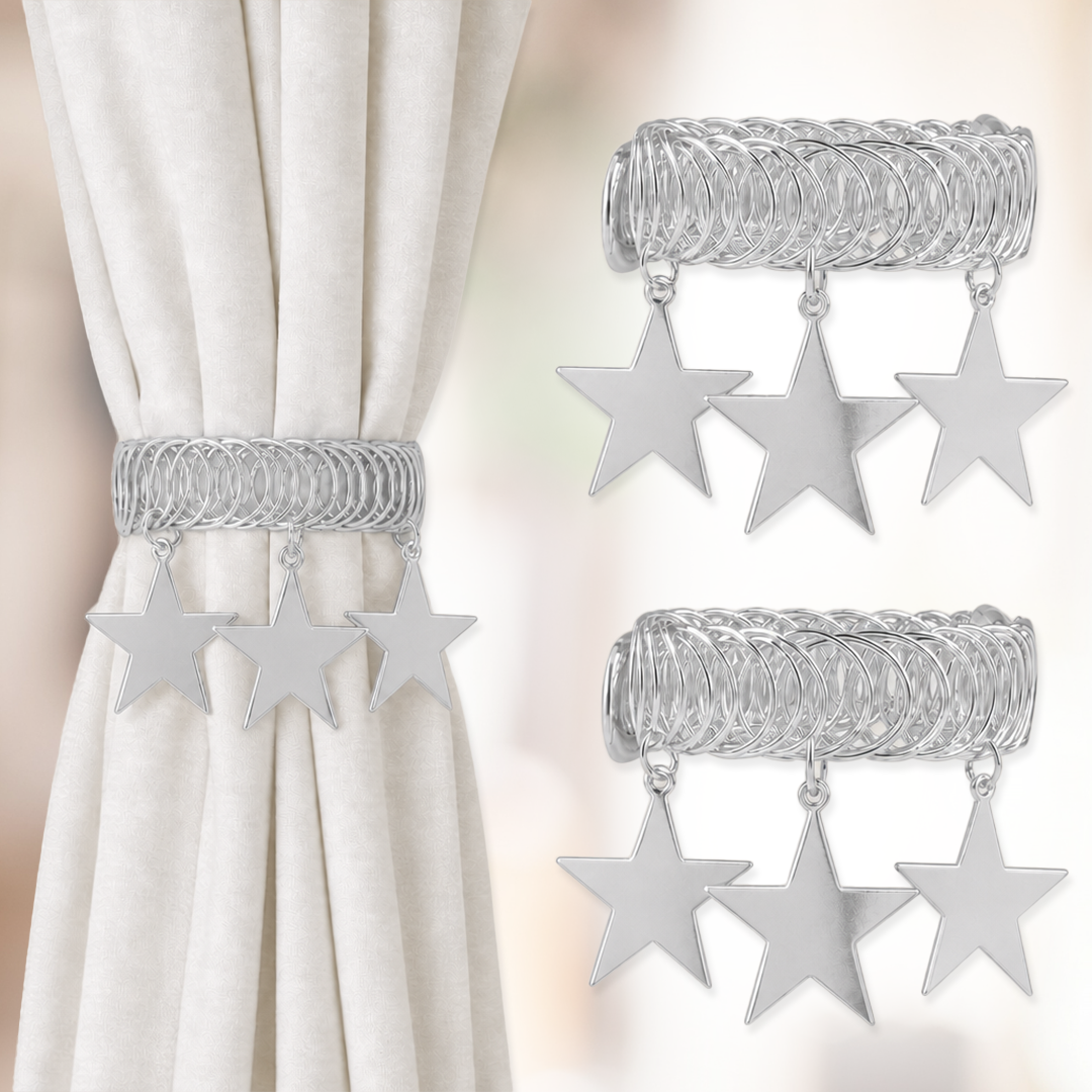 Heavy-Duty Magnetic Curtain Clips