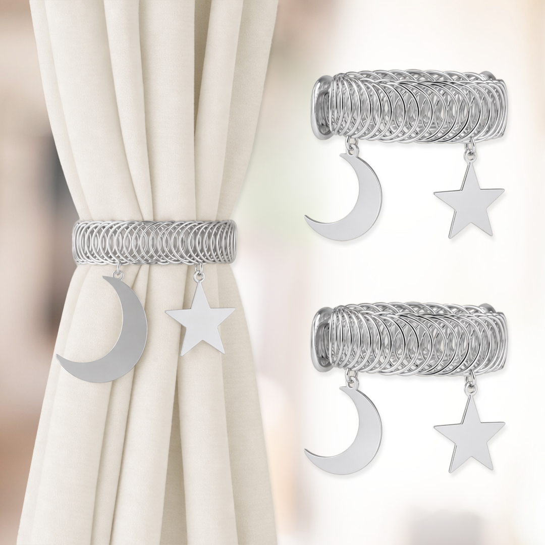 Heavy-Duty Magnetic Curtain Clips